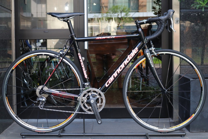 キャノンデール CANNONDALE スーパーシックス SUPERSIX 2008モデル 54サイズ シマノ アルテグラ 6600 10S カーボン ロードバイク 【東京南麻布店】