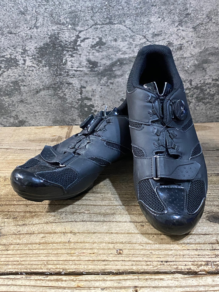 KG394 ジロ GIRO SAVIX ビンディングシューズ 黒 SPD EU43 ペン字あり