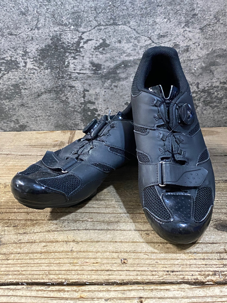 KG394 ジロ GIRO SAVIX ビンディングシューズ 黒 SPD EU43 ペン字あり
