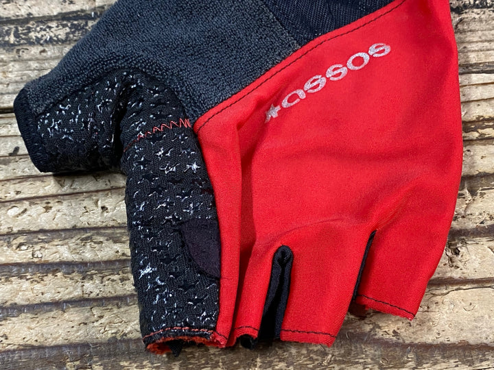 JO859 アソス assos 指切 グローブ 赤 XL
