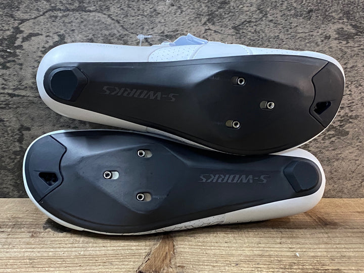 JM418 スペシャライズド SPECIALIZED エスワークス S-WORKS ARES 2 RD ビンディングシューズ 白 EU42 SPD-SL