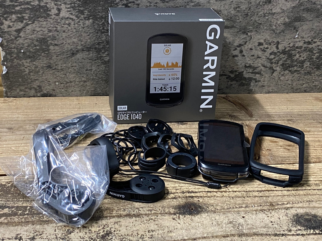 JS046 ガーミン GARMIN EDGE 1040 SOLAR サイクルコンピューター 動作確認済み