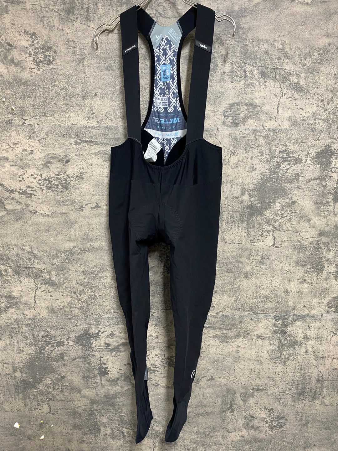 JY649 アソス ASSOS MILLE GT Ultraz Winter Bib Tights CLIMACODE 3/3 ビブタイツ 黒 L 裏起毛