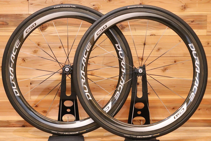 シマノ SHIMANO デュラエース DURA-ACE WH-9000-C50-TU シマノ 11S/12S カーボン チューブラー ロードバイク ホイールセット 【広島店】