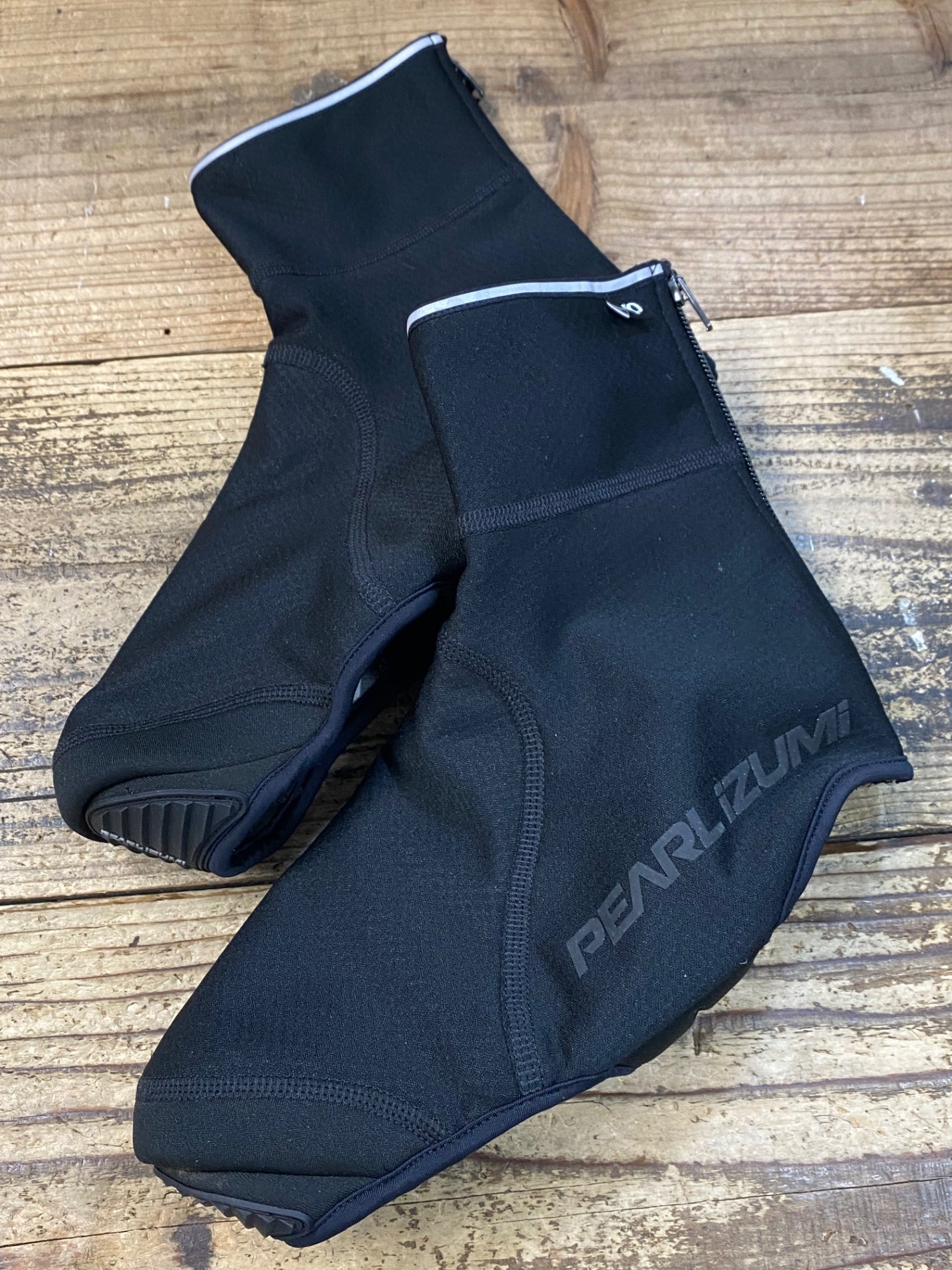 JV787 パールイズミ PEARL iZUMi シューズカバー 黒 L 裏起毛 黒タグ