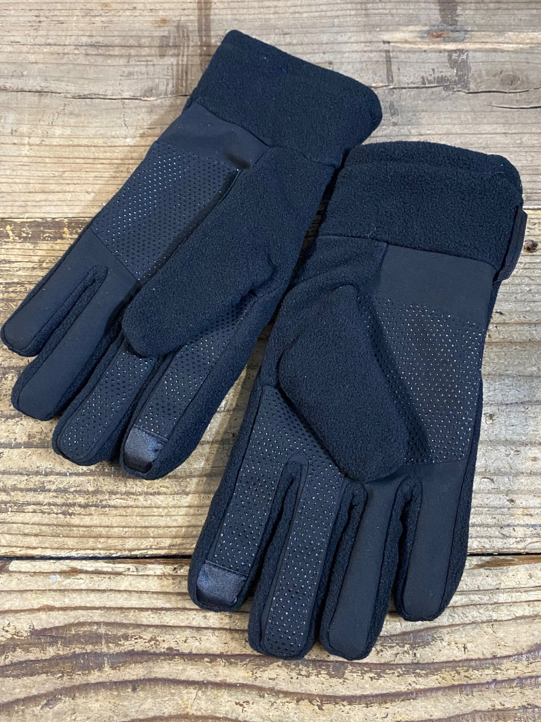 KF094 カフェドシクリステ CAFE DU CYCLISTE 長指ウィンターグローブ フリース 黒 L