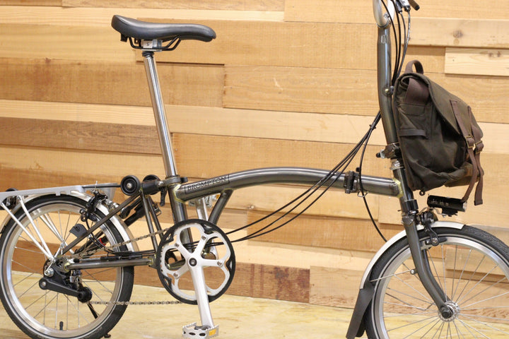 ブロンプトン BROMPTON M6R RAW LACQUER 2020 2×3速 16インチ 折り畳み ミニベロ フォールディングバイク 【立川店】