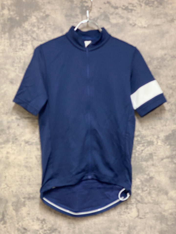 JN311 ラファ Rapha MEN'S CLASSIC JERSEY 半袖 サイクルジャージ 紺 XS