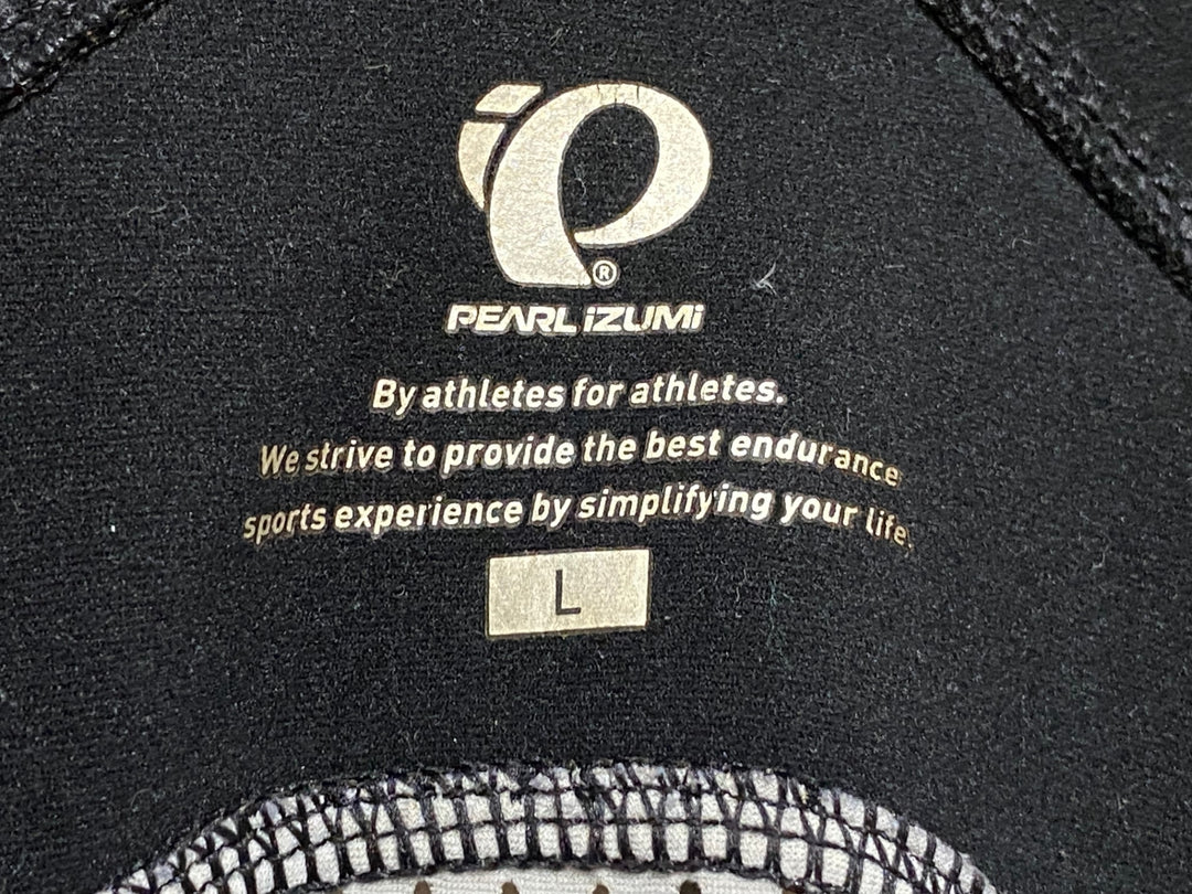 JR216 パールイズミ PEARL iZUMi ビブタイツ 黒 L 裏起毛 黒タグ 擦れあり