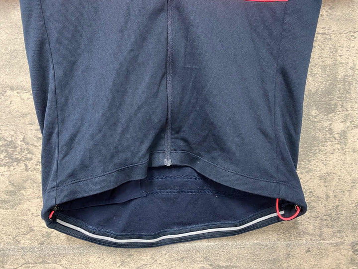 JH046 ラファ Rapha BREVET JERSEY Ⅱ 半袖 サイクルジャージ 紺 ピンク