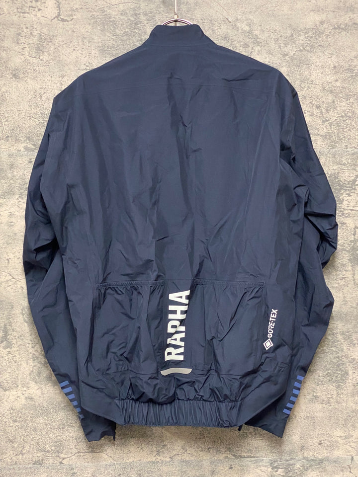 KG515 ラファ Rapha PRO TEAM INSULATED RAIN JACKET 長袖 レインジャケット 濃紺 M GORE-TEX