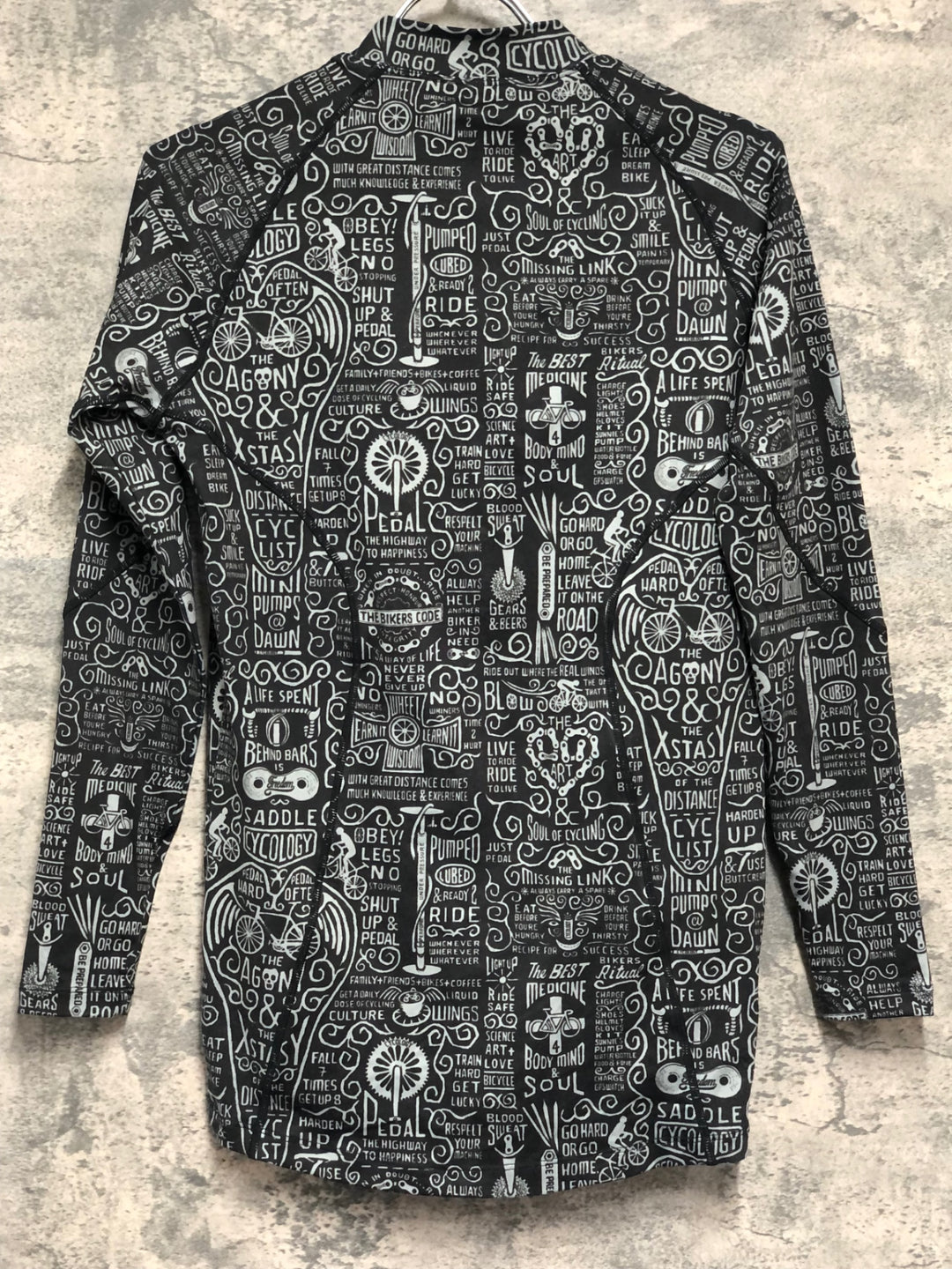 KE105 サイコロジー CYCOLOGY PERFORMANCE LONG SLEEVE BASEKATER 長袖 ベースレイヤー 黒 S 裏起毛