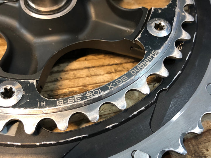JO465 シマノ SHIMANO デュラエース DURA-ACE FC-7900 クランクセット 170mm 53/39T ※腐食 傷大 ジャンク