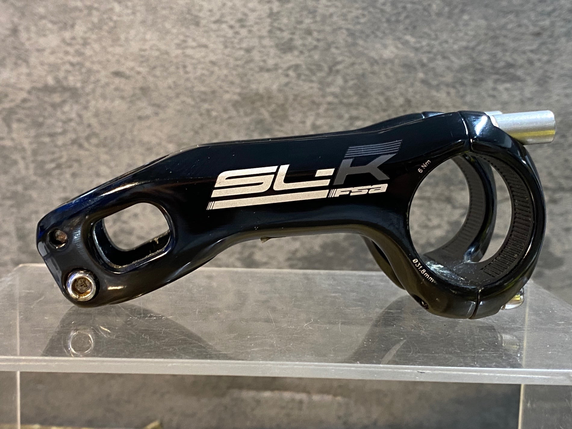 JS134 FSA SL-K アルミ ステム 黒 80mm Φ31.8 OS -20° ※ボルト社外品