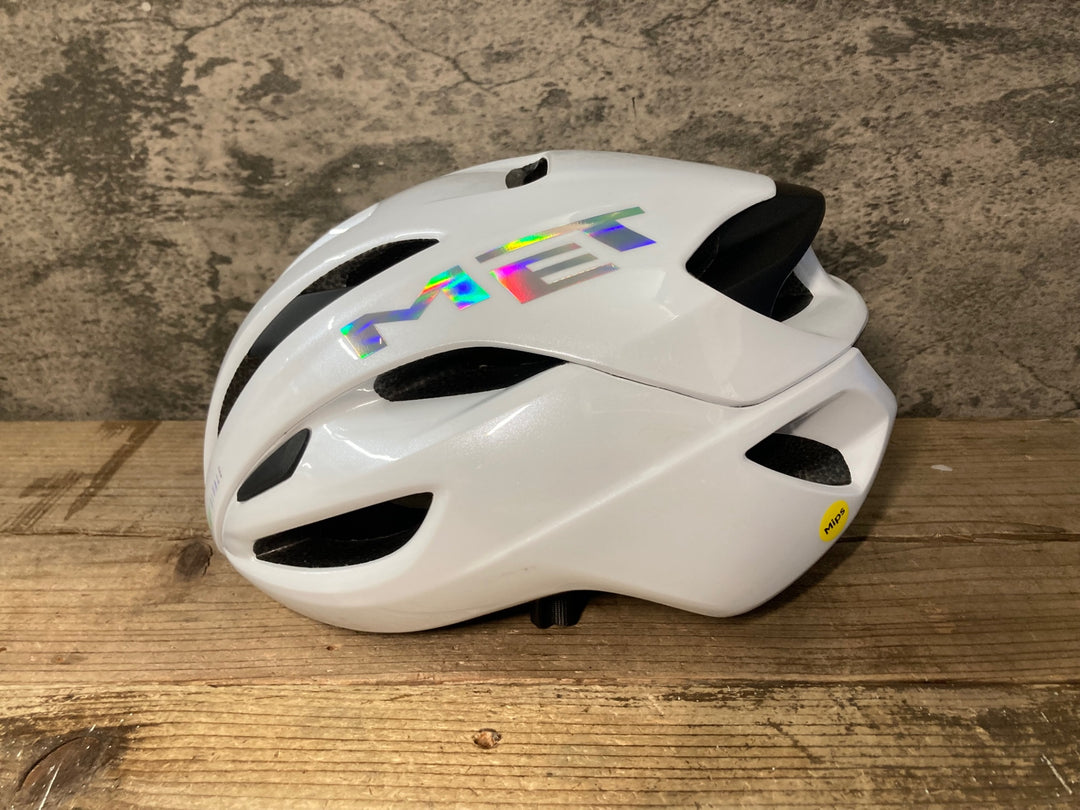 JX893 メット MET M132 RIVAL MIPS ヘルメット 白 L 2024年製