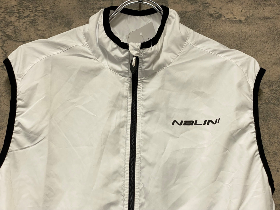 KJ226 ナリーニ Nalini サイクルべスト ジレ 白 L