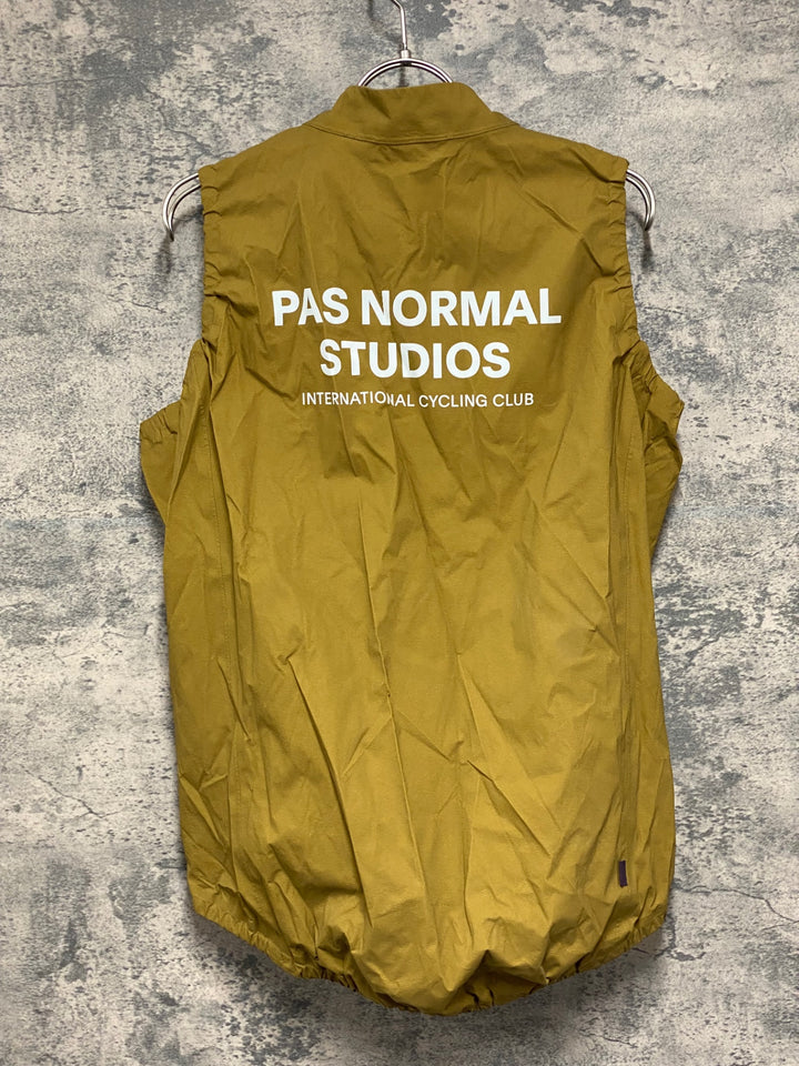 JV855 パスノーマルスタジオ PAS NORMAL STUDIO RAIN GILET ジレ サイクルベスト ブラウン XL