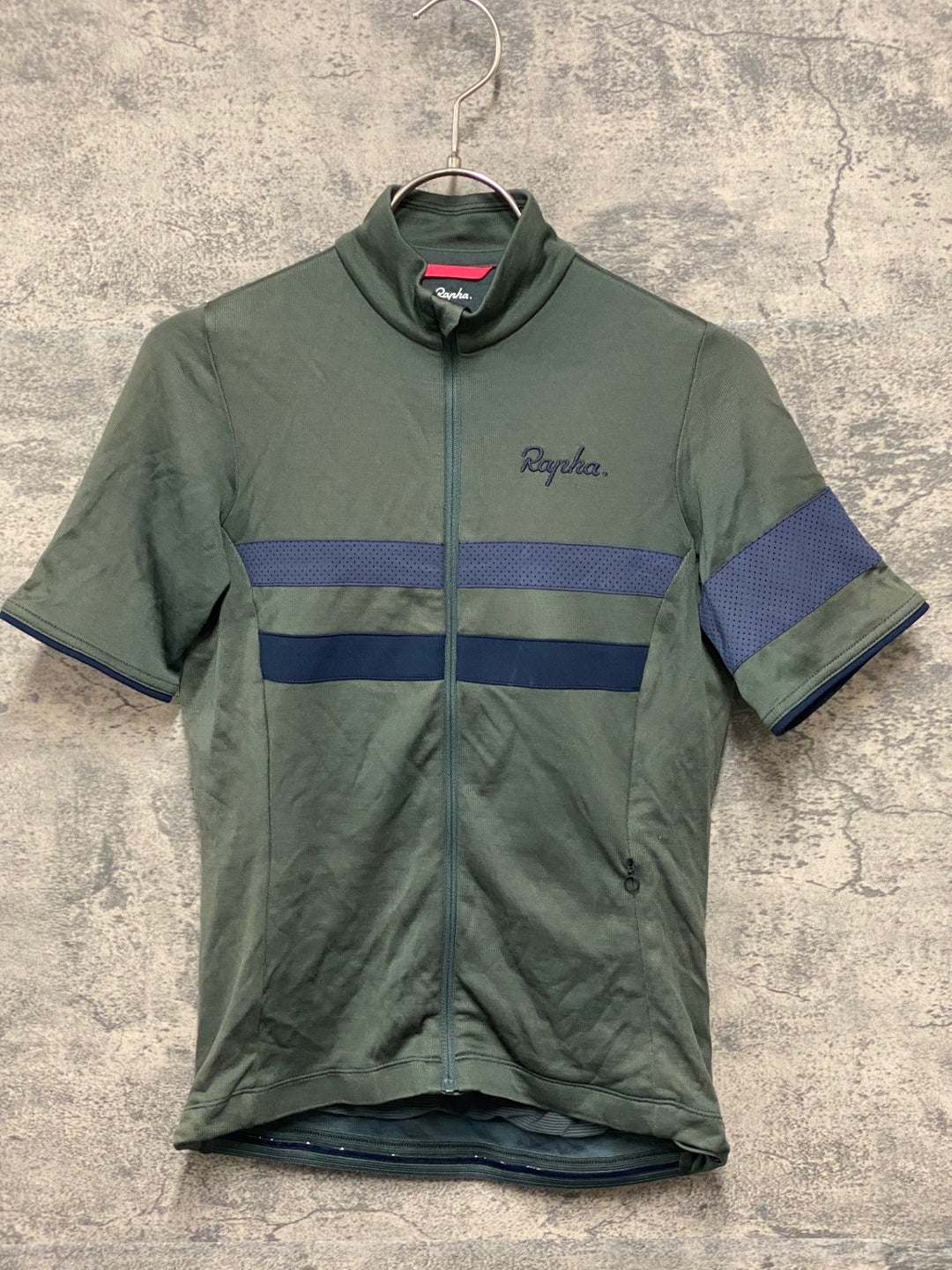 KM436 ラファ Rapha WOMEN’S BREVET JERSEY Ⅱ 半袖 サイクルジャージ 緑 XS