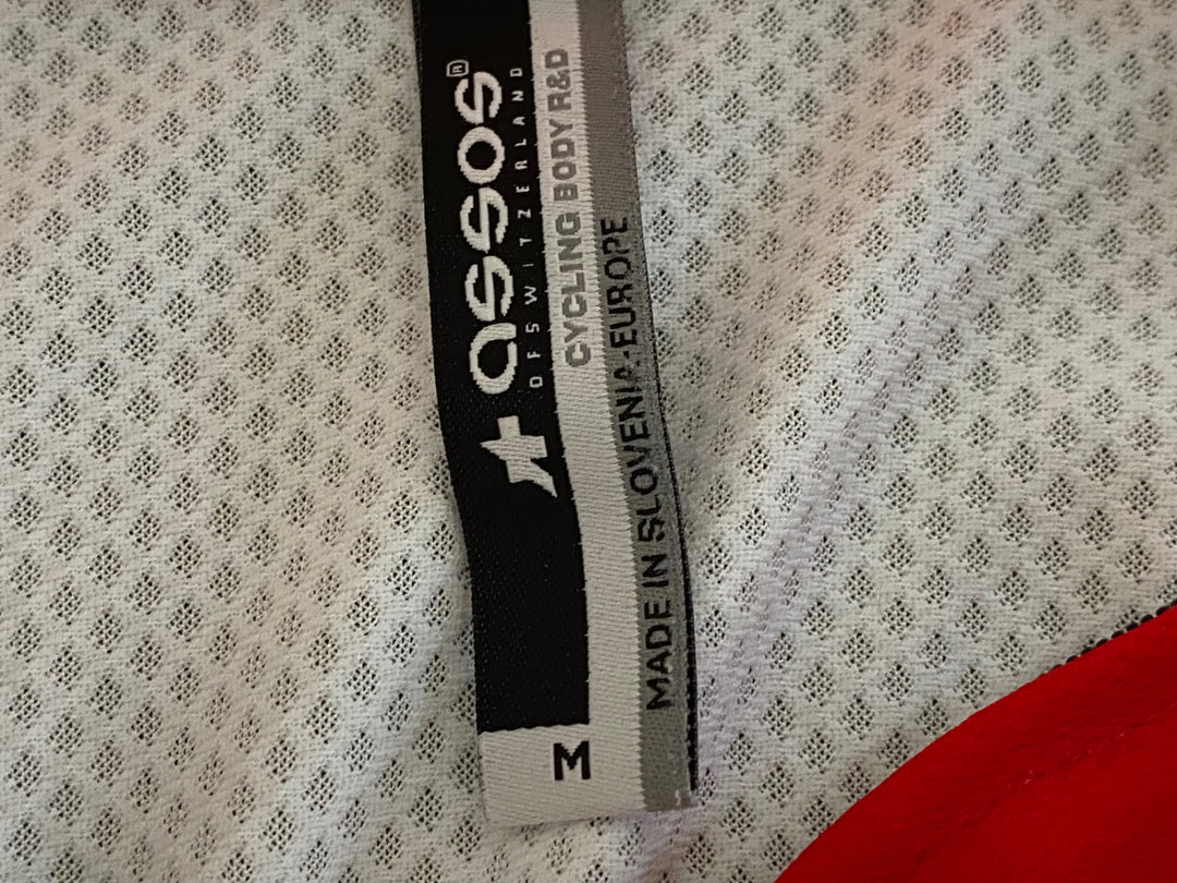 JH861 アソス assos ミレ MILLE 半袖 サイクルジャージ 黒 赤 白 M