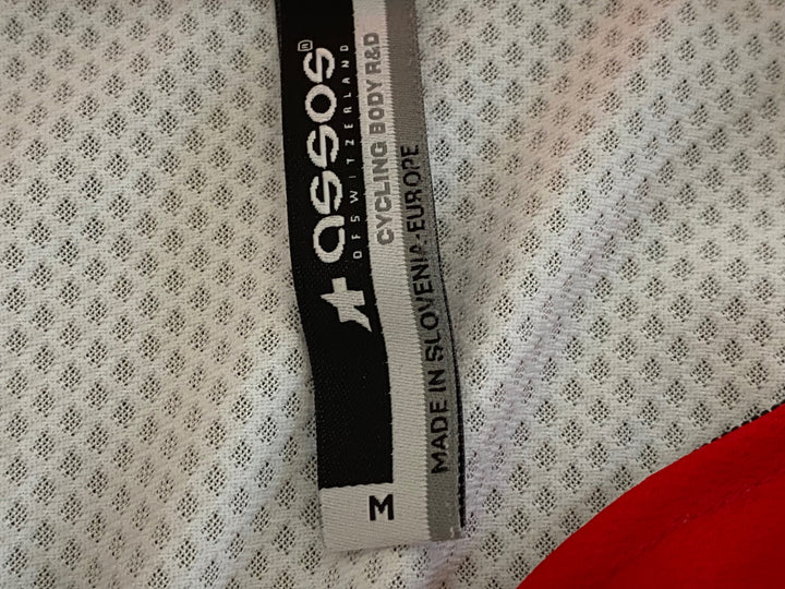 JH861 アソス assos ミレ MILLE 半袖 サイクルジャージ 黒 赤 白 M