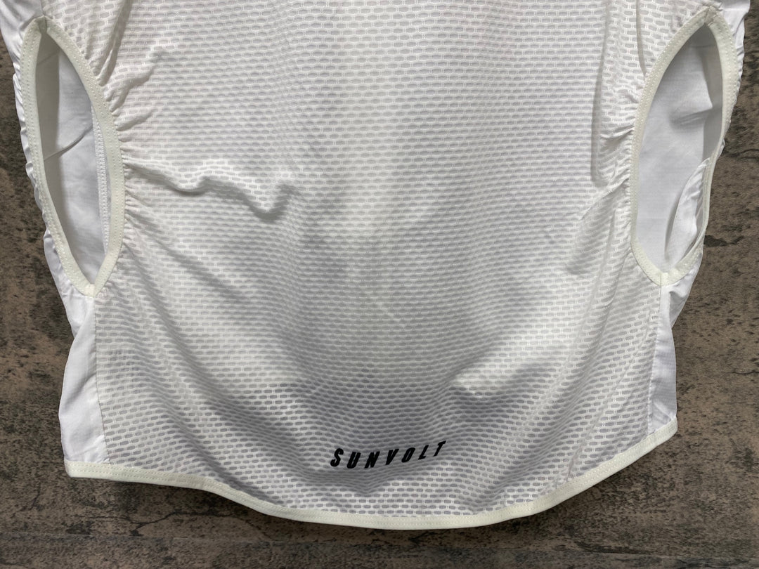 KR150 サンボルト SUNVOLT サイクルベスト ジレ 白 L