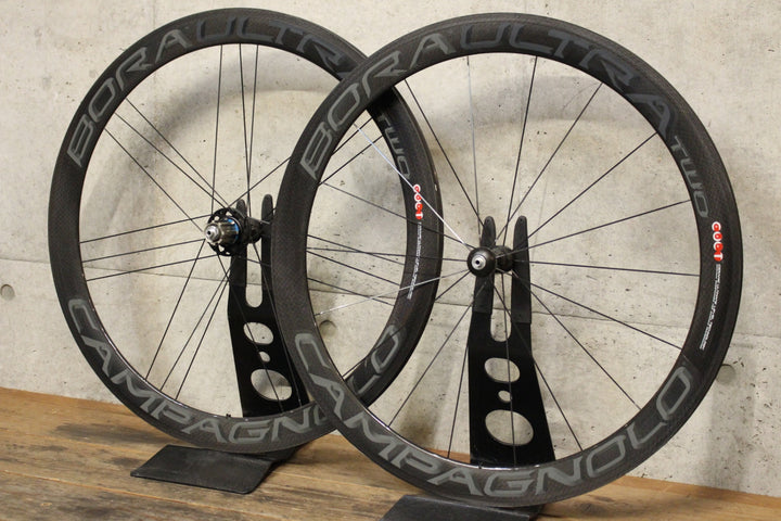 訳アリ カンパニョーロ CAMPAGNOLO ボーラ ウルトラ BORA ULTRA TWO カーボン チューブラー ホイールセット カンパ12/11S 【福岡店】