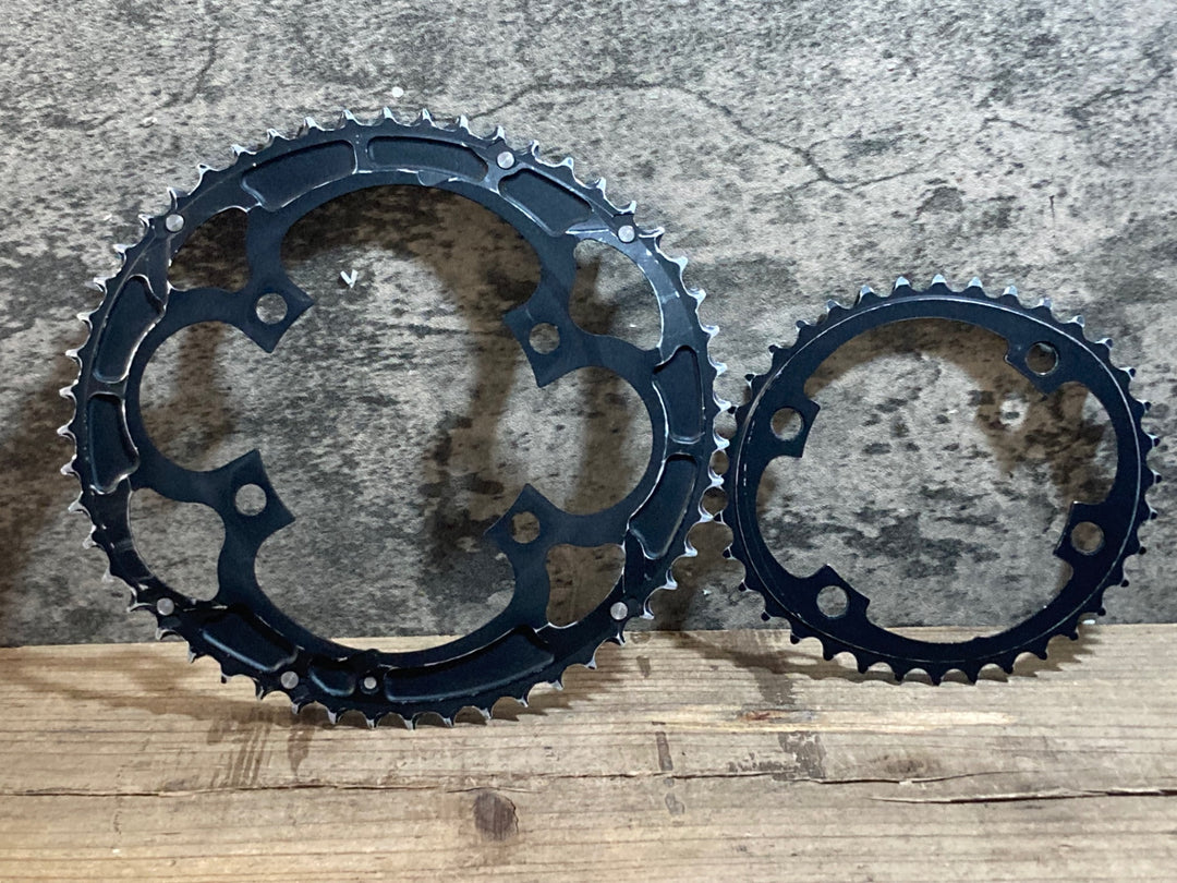 JZ632 ライデア RIDEA POWERING 楕円 チェーンリングセット 52/36T PCD110