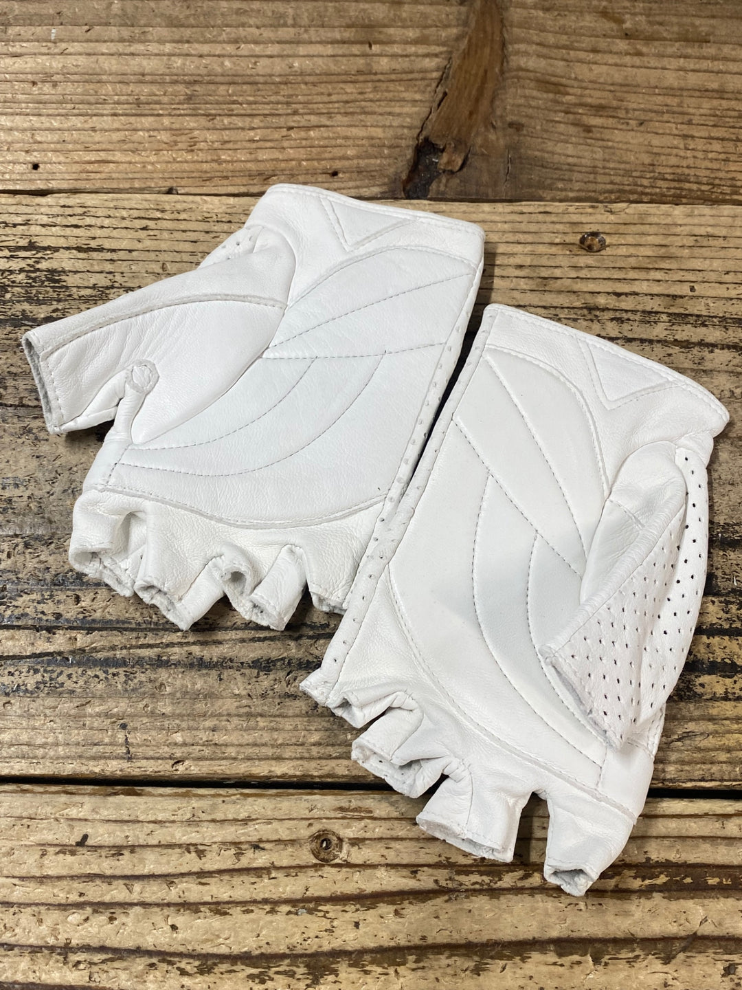 JT801 ラファ RAPHA レザー LEATHER 指切 グローブ S 白