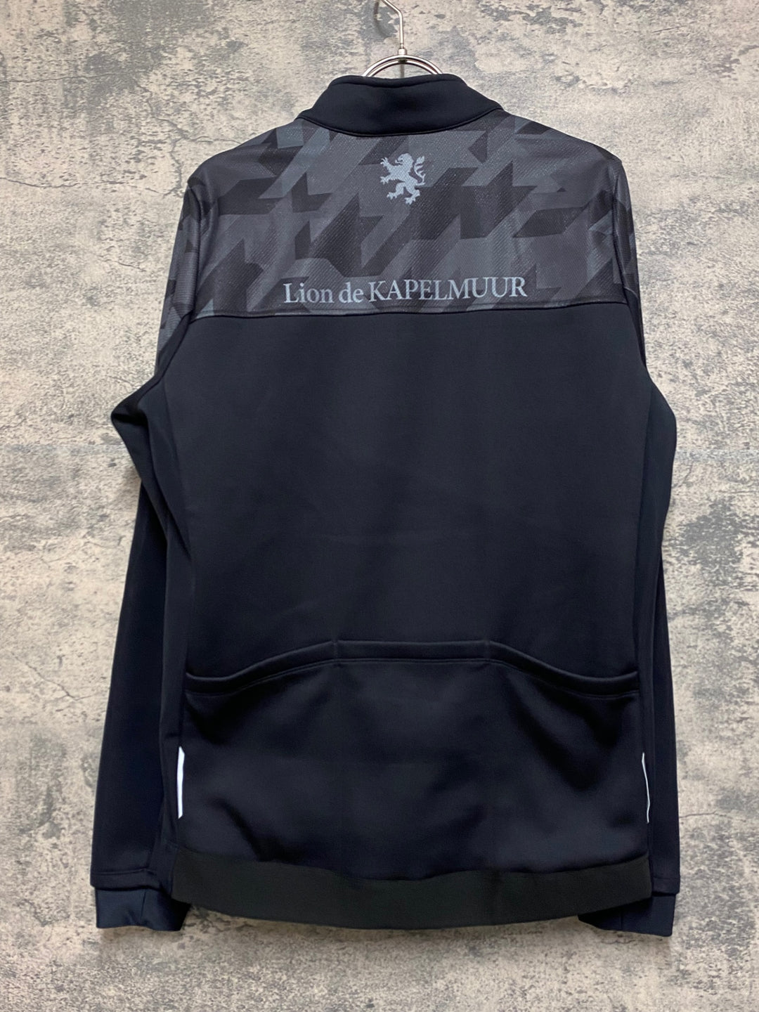 JO625 リオンドカペルミュール Lion de KAPELMUUR 長袖 サイクルジャケット グレー 黒 L 裏起毛