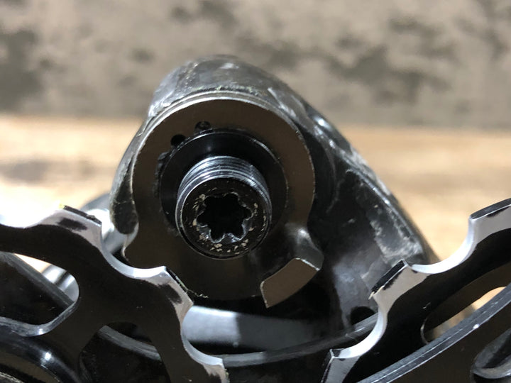 JU386 カンパニョーロ CAMPAGNOLO スーパーレコード SUPER RECORD 11 リアディレイラー  社外製ビッグプーリー ※プーリー軸ボルト加工品