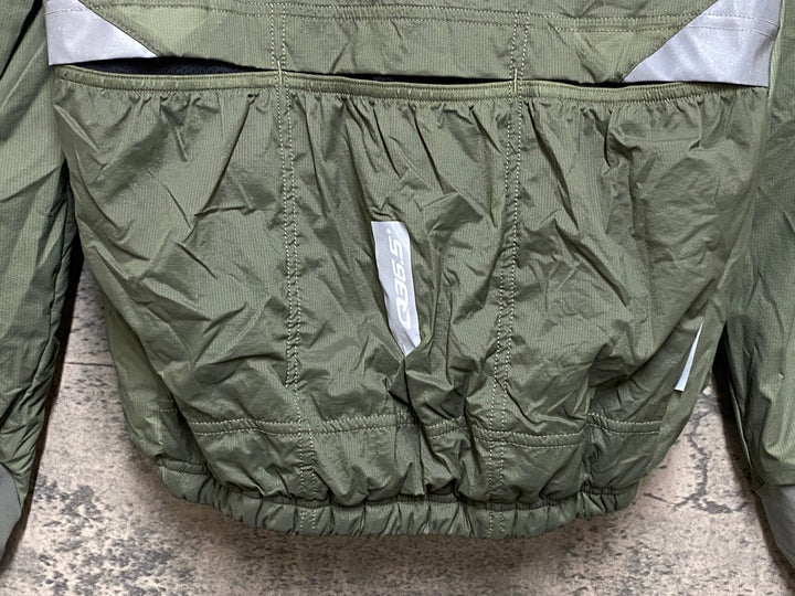 JK941 Q36.5 長袖 サイクルジャケット 裏起毛 防水 カーキー XS