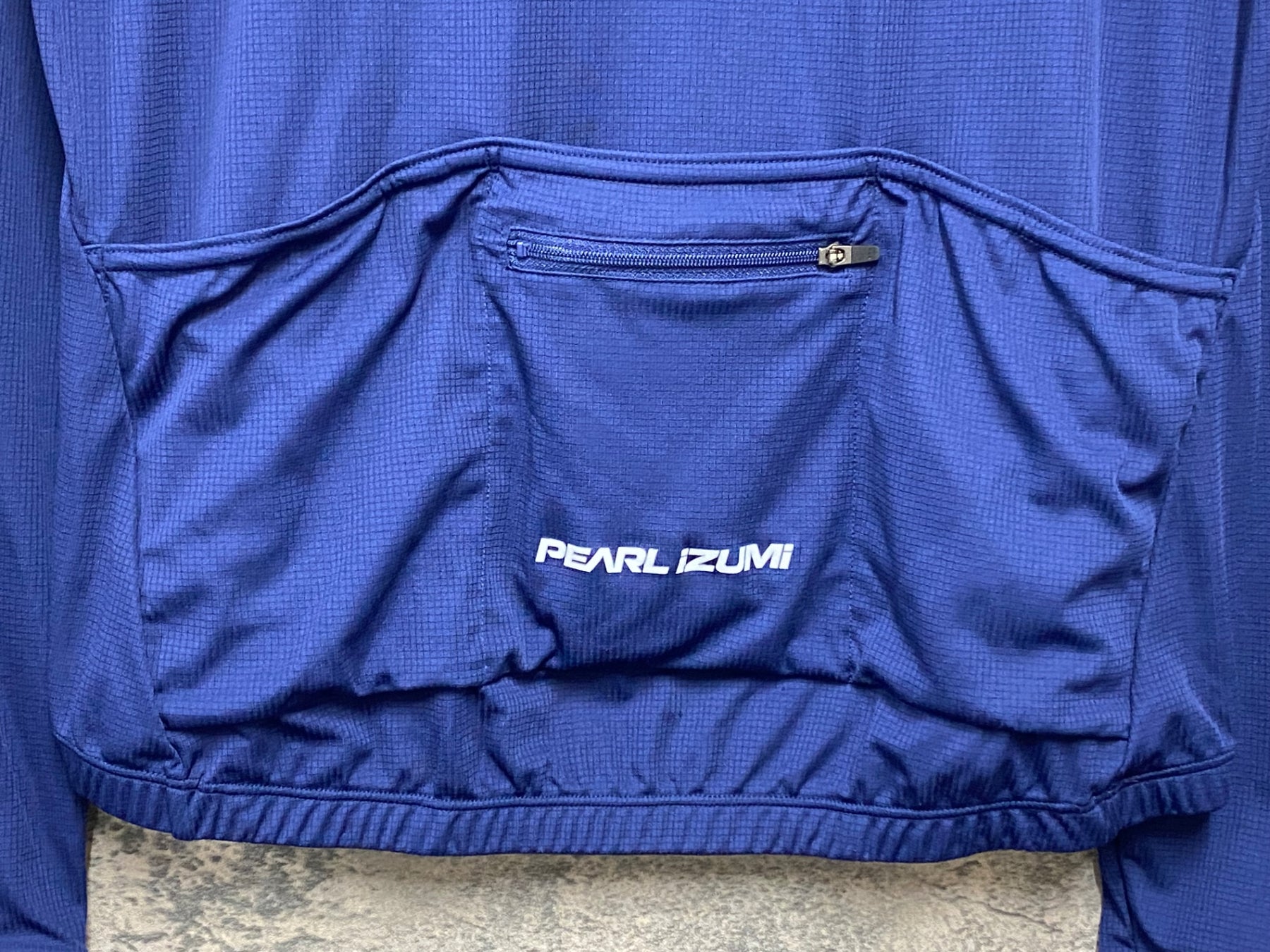 KA704 パールイズミ PEARL iZUMi 長袖 サイクルジャージ 薄手 紺 XL