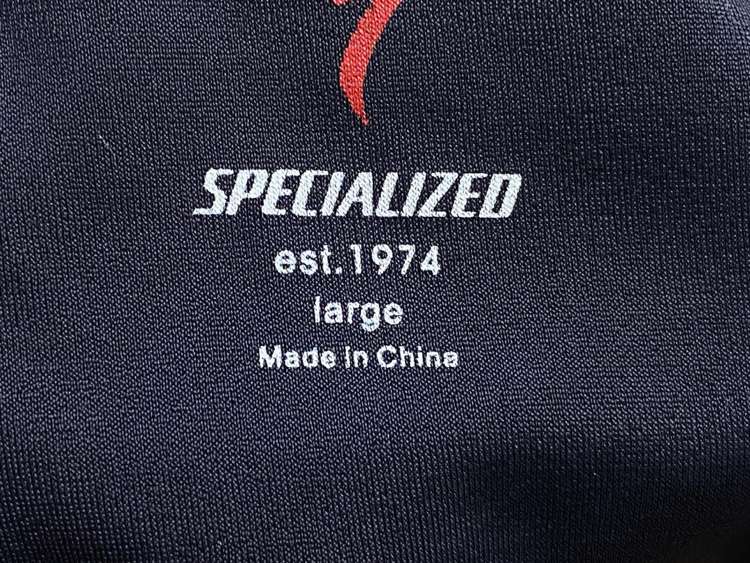 JV575 スペシャライズド SPECIALIZED ARM WARMERS アームウォーマー 黒 L 裏起毛