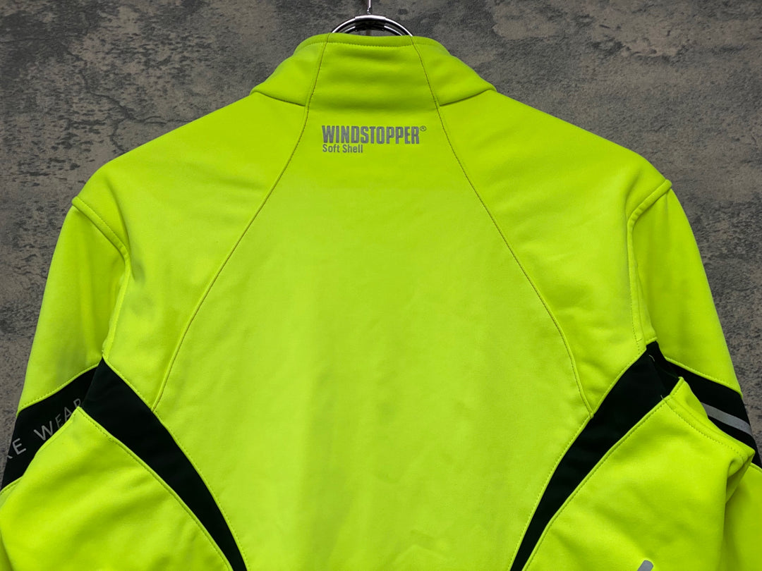 JZ003 ゴアバイクウェア GORE BIKE WEAR 長袖 サイクルジャケット 黃 L 裏起毛