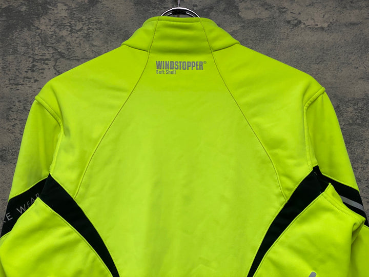 JZ003 ゴアバイクウェア GORE BIKE WEAR 長袖 サイクルジャケット 黃 L 裏起毛