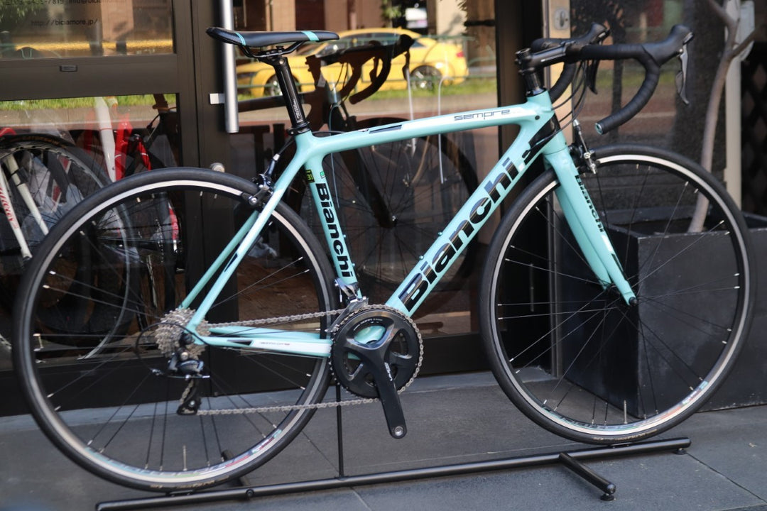 ビアンキ BIANCHI センプレ SEMPRE PRO 2018年モデル 53サイズ シマノ ソラ R3000 9S カーボン ロードバイク 【東京南麻布店】