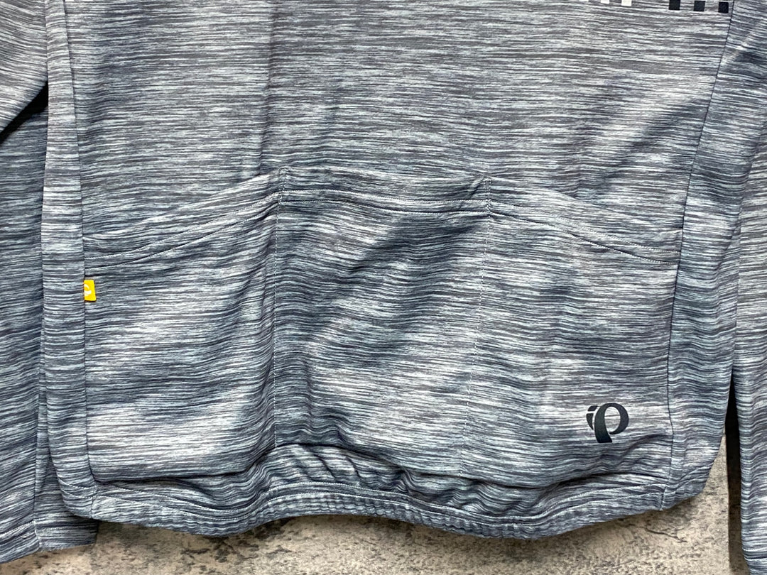 JZ431 パールイズミ PEARL iZUMi 長袖 サイクルジャージ 裏起毛 グレー XL