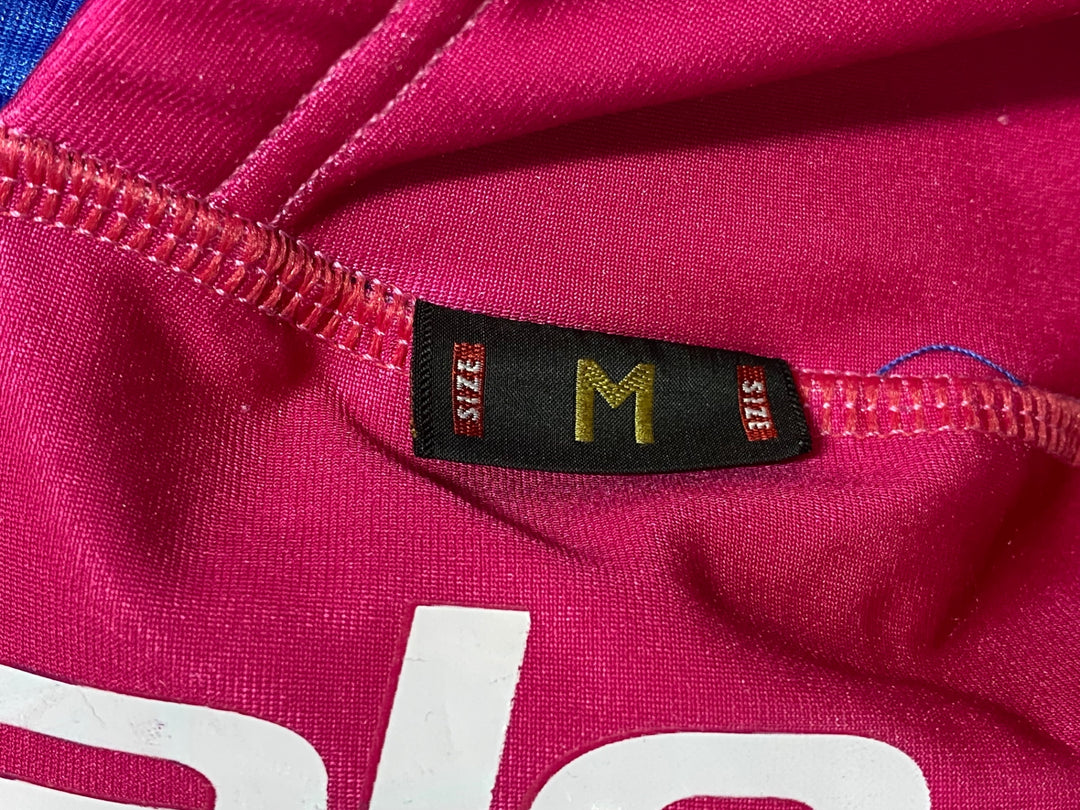 KD705 カッパ Kappa サイクルベスト ジレ 青 lampre M ※ロゴ剥げ