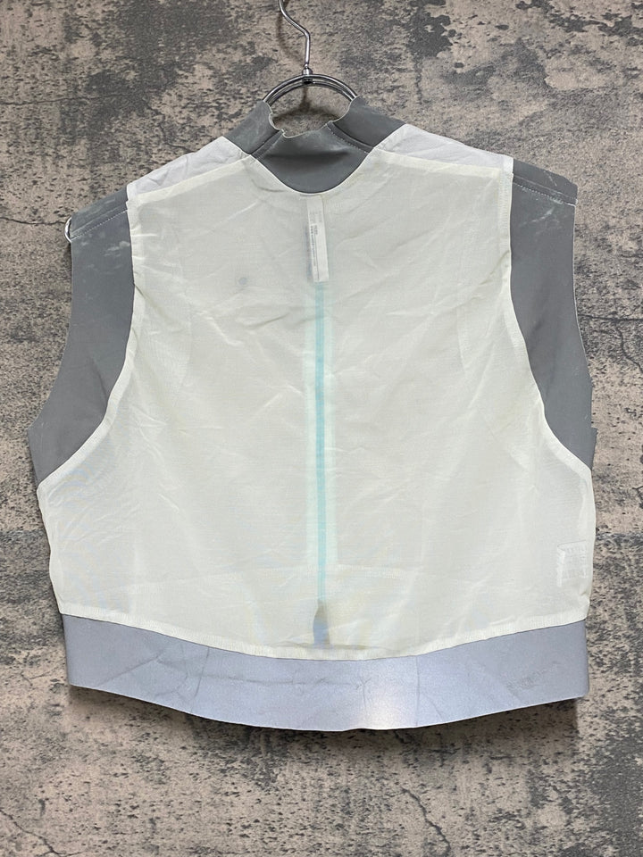 JV143 アソス ASSOS ジレ サイクルベスト 白 L