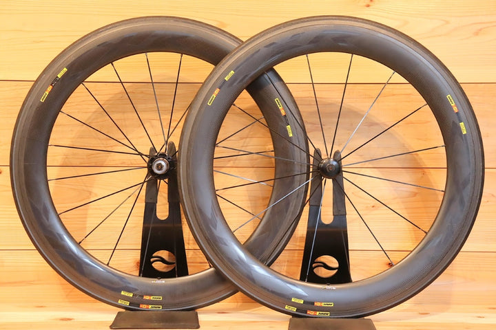 マヴィック MAVIC CXR ULTIMATE 60T カーボン チューブラー ホイールセット シマノ12S/11S 27mm 【千葉店】