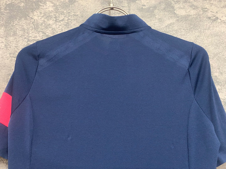 JN422 ラファ Rapha WOMEN'S CLASSIC FLYWEIGHT JERSEY 半袖 サイクルジャージ 紺 S