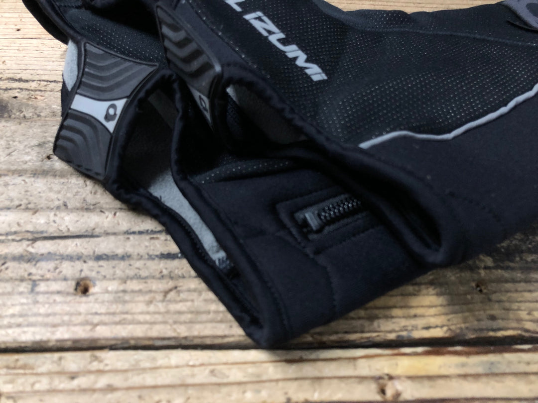 JY420 パールイズミ PEARL iZUMi シューズウォーマー 黒 L 裏起毛