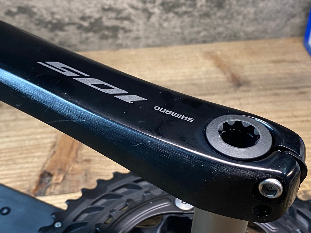 JK996 シマノ SHIMANO 105 FC-R7100 クランクセット 50/34T 172.5mm