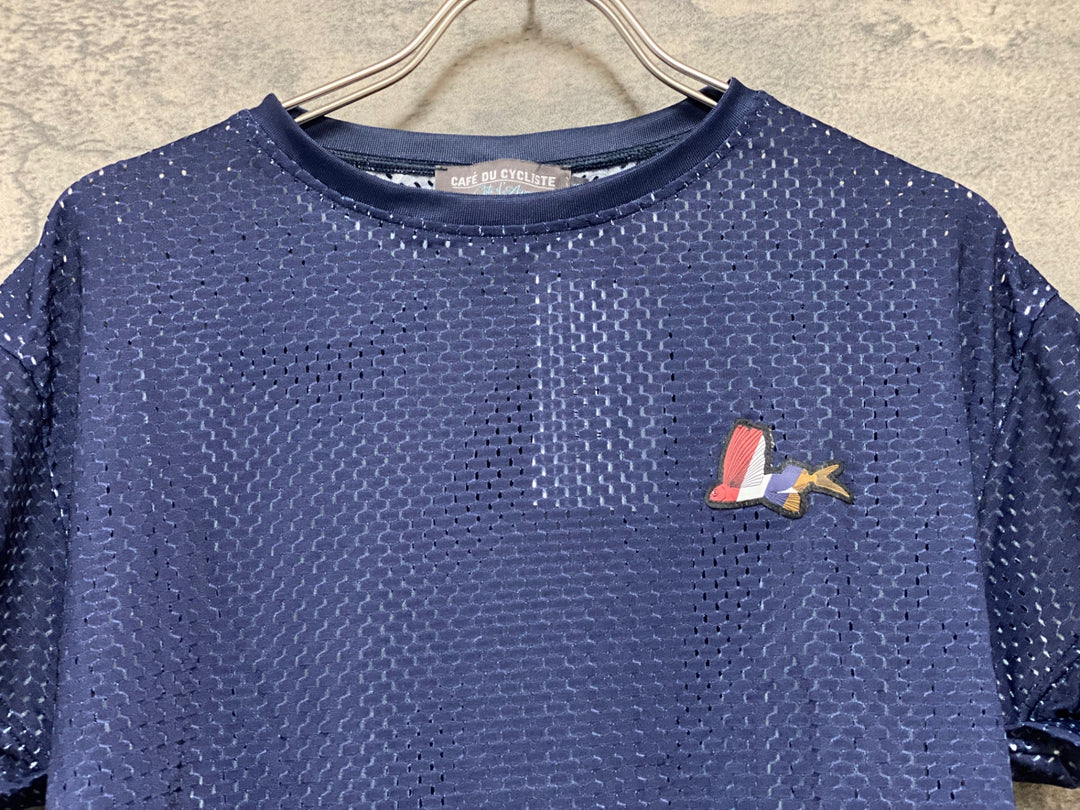 KI124 カフェドシクリシテ CAFE DU CYCLISTE MAGALIE Woman 半袖 サイクルジャージ 紺 XS