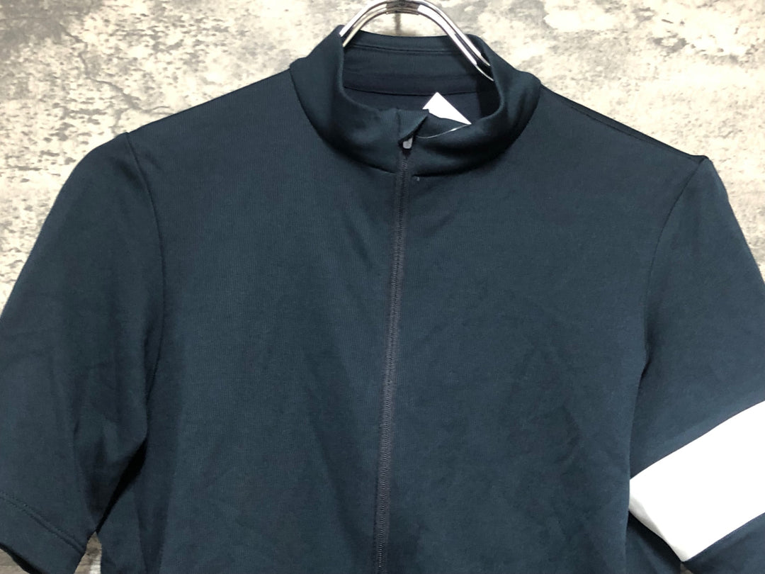 KM141 ラファ Rapha CLASSIC JERSEY 半袖 サイクルジャージ 紺 S
