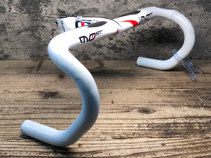 JO983 モスト MOST ステム一体型 カーボン ドロップハンドル エンド外-外420mm 110mm Φ31.8