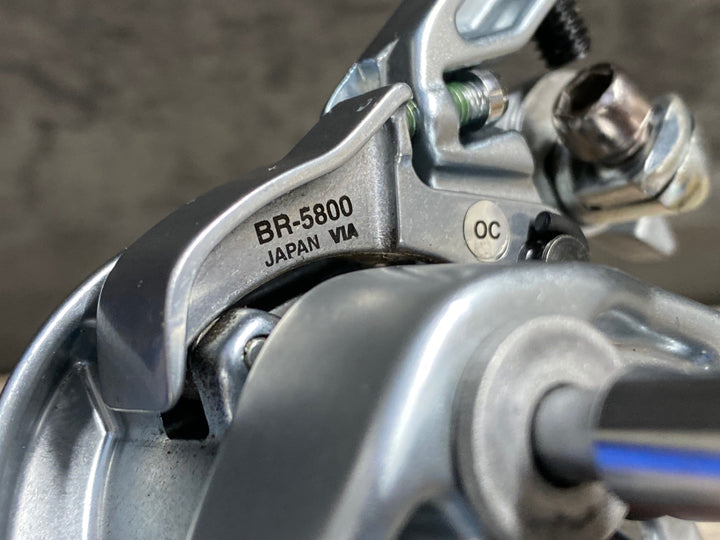 KQ617 シマノ SHIMANO 105 BR-5800 キャリパーブレーキ シルバー 前後セット