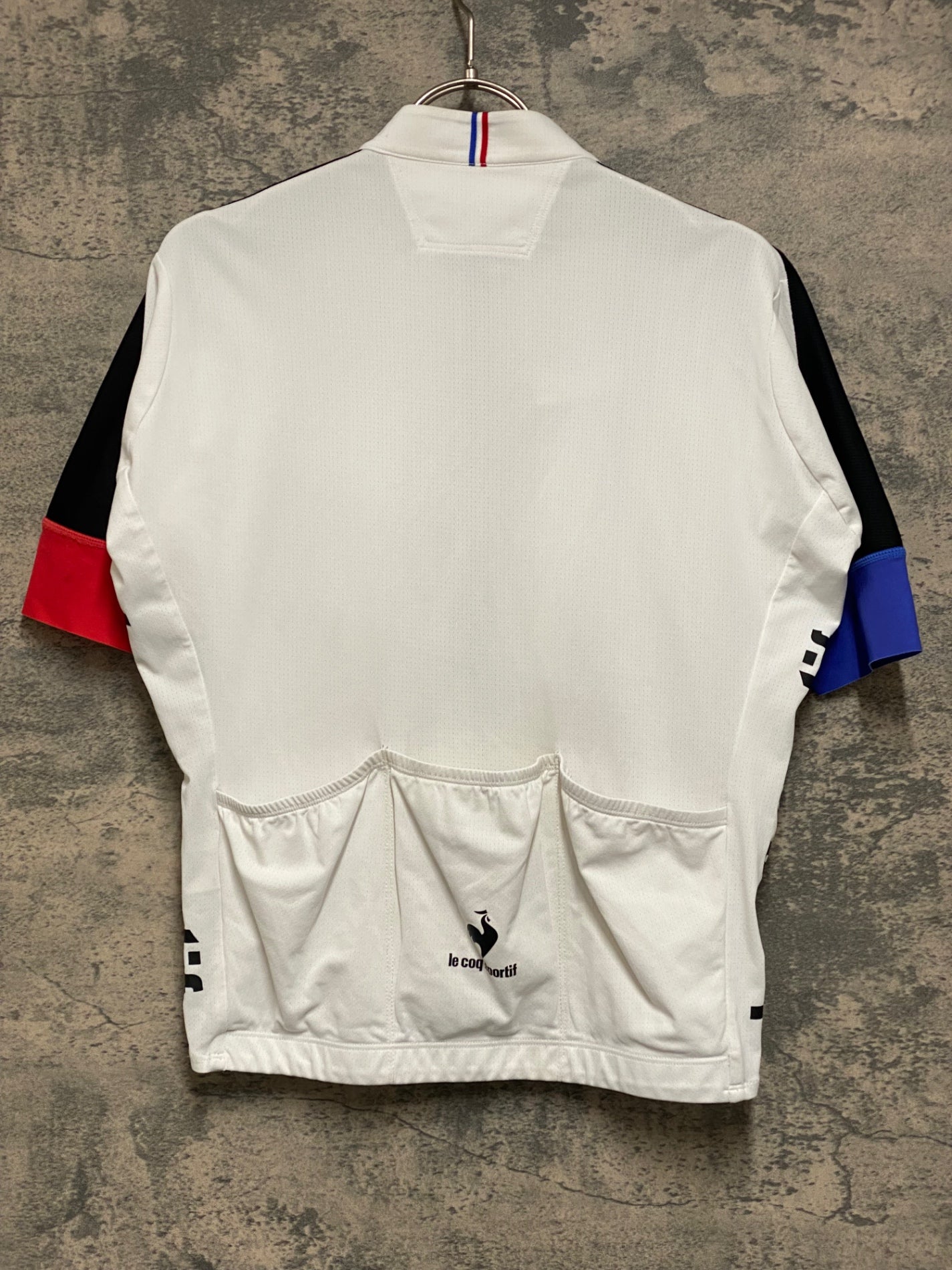 JP153 ルコックスポルティフ le coq sportif 半袖 サイクルジャージ 白