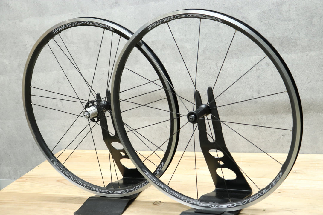 カンパニョーロ CAMPAGNOLO ゾンダ ZONDA アルミ クリンチャー ホイールセット シマノ11/12S 【さいたま浦和店】
