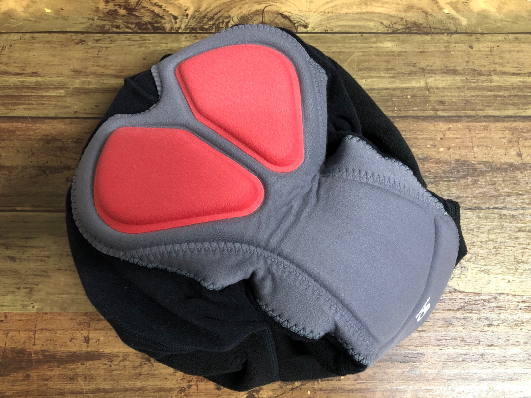 KK691 パールイズミ PEARL iZUMi ビブタイツ 黒 TM 裏起毛 3D NEO WINDBREAK スレあり